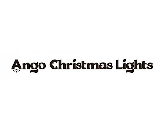 ANGO CHRISTMAS LIGHTS logo