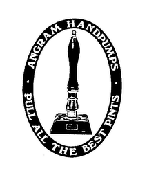 ANGRAM HANDPUMPS PULL ALL THE BEST PINTS logo