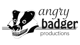ANGRY BADGER PRODUCTIONS logo