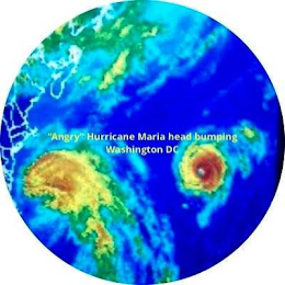 "ANGRY" HURRICANE MARIA HEAD BUMPING WASHINGTON DC logo