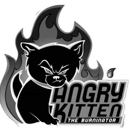 ANGRY KITTEN THE BURNINATOR logo