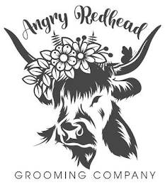 ANGRY REDHEAD GROOMING COMPANY logo
