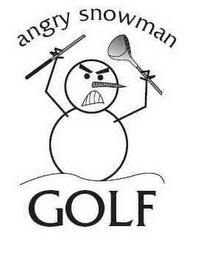 ANGRY SNOWMAN GOLF logo