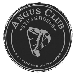 ANGUS CLUB STEAKHOUSE A STANDARD ON ITS OWN logo