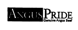 ANGUS PRIDE GENUINE ANGUS BEEF logo