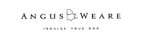 ANGUS WEARE INDULGE YOUR DOG logo