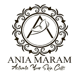 ANIA MARAM ACTIVATE YOUR SKIN CELLS logo