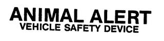 ANIMAL ALERT VEHICLE SAFETY DEVICE logo