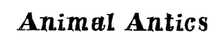 ANIMAL ANTICS logo