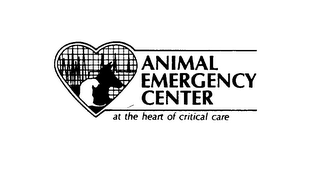 ANIMAL EMERGENCY CENTER AT THE HEART OF CRITICAL CARE logo