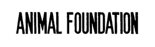 ANIMAL FOUNDATION logo