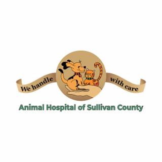 ANIMAL HOSPITAL OF SULLIVAN COUNTY WE HANDLE WITH CARE logo