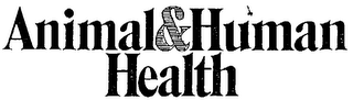 ANIMAL & HUMAN HEALTH logo