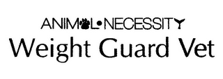 ANIMAL · NECESSITY WEIGHT GUARD VET logo
