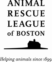 ANIMAL RESCUE LEAGUE OF BOSTON HELPING ANIMALS SINCE 1899. logo