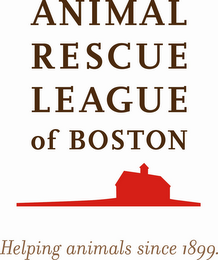 ANIMAL RESCUE LEAGUE OF BOSTON HELPING ANIMALS SINCE 1899. logo