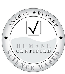 ANIMAL WELFARE HUMANE CERTIFIED SCIENCE BASED logo