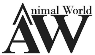 ANIMAL WORLD AW logo