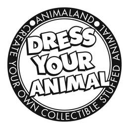 ANIMALAND DRESS YOUR ANIMAL CREATE YOUR OWN COLLECTIBLE STUFFED ANIMAL logo