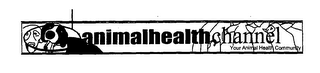 ANIMALHEALTHCHANNEL YOUR ANIMAL HEALTH COMMUNITY logo