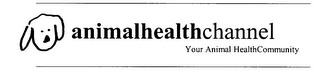 ANIMALHEALTHCHANNEL YOUR ANIMAL HEALTHCOMMUNITY logo