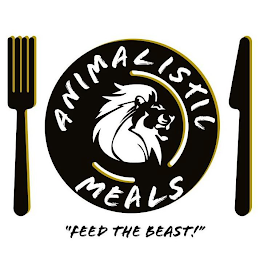 ANIMALISTIC MEALS "FEED THE BEAST!" logo