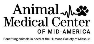 ANIMALMEDICAL CENTER OF MID-AMERICA BENEFITTING ANIMALS IN NEED AT THE HUMANE SOCIETY OF MISSOURI logo