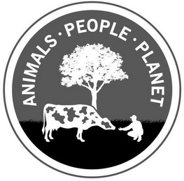 ANIMALS· PEOPLE· PLANET logo