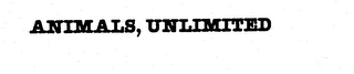 ANIMALS, UNLIMITED logo