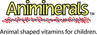 ANIMINERALS ANIMAL SHAPED VITAMINS FOR CHILDREN logo