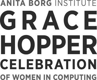 ANITA BORG INSTITUTE GRACE HOPPER CELEBRATION OF WOMEN IN COMPUTING logo