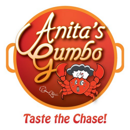 ANITA'S GUMBO TASTE THE CHASE! logo
