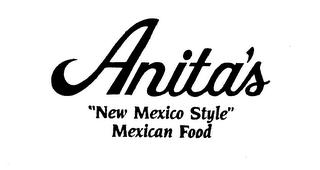 ANITA'S "NEW MEXICO STYLE" MEXICAN FOOD logo