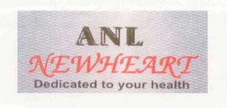 ANL NEWHEART DEDICATED TO YOUR HEALTH logo