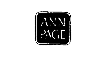 ANN PAGE logo