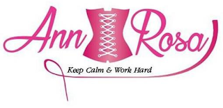 ANN ROSA KEEP CALM & WORK HARD logo