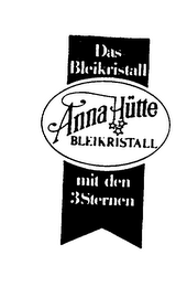ANNA HUTTE BLEIKRISTALL DAS BLEIKRISTALL MIT DEN 3 STERNEN logo