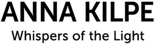 ANNA KILPE WHISPERS OF THE LIGHT logo