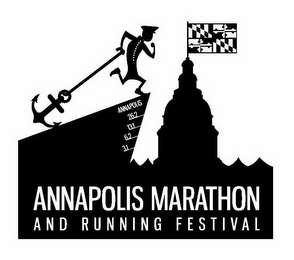 ANNAPOLIS 26.2 13.1 6.2 3.1 ANNAPOLIS MARATHON AND RUNNING FESTIVAL logo