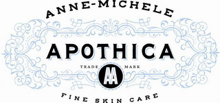 ANNE-MICHELE APOTHICA AMA FINE SKIN CARE TRADE MARK logo