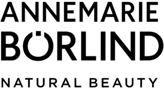 ANNEMARIE BÖRLIND NATURAL BEAUTY logo