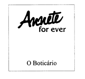 ANNETE FOR EVER O BOTICARIO logo
