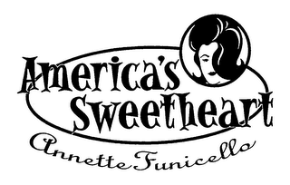 ANNETTE FUNICELLO AMERICA'S SWEETHEART logo