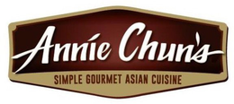 ANNIE CHUN'S SIMPLE GOURMET ASIAN CUISINE logo
