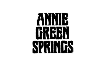 ANNIE GREEN SPRINGS logo