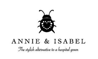 ANNIE & ISABEL THE STYLISH ALTERNATIVE TO A HOSPITAL GOWN logo