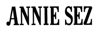 ANNIE SEZ logo