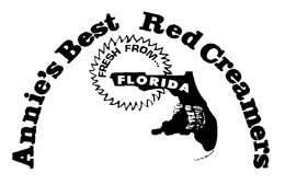 ANNIE'S BEST RED CREAMERS FRESH FROM FLORIDA logo