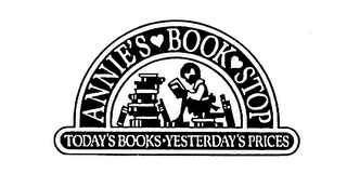 ANNIE'S BOOK STOP TODAY'S BOOKS YESTERDAY'S PRICES logo