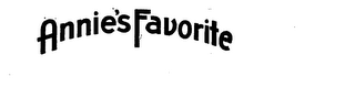 ANNIE'S FAVORITE logo